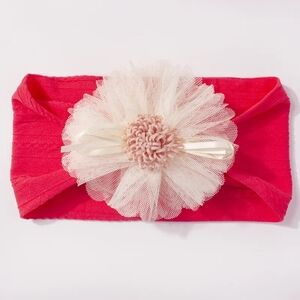 Baby Diadem with Flower Embroidery